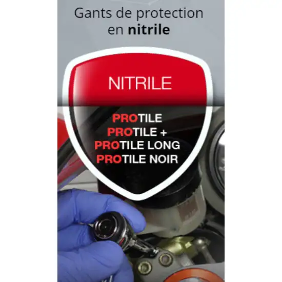 Gant de protection nitrile non poudr L 8/9