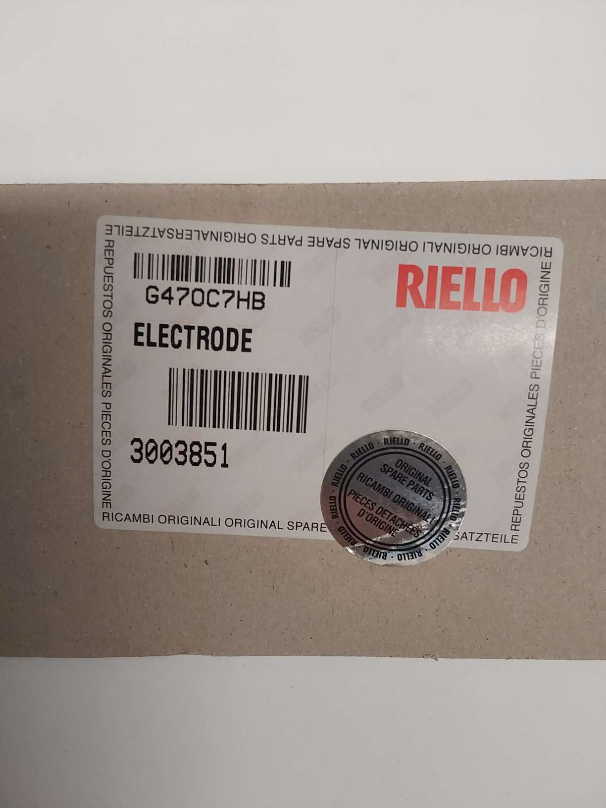 Electrode d'allumage longue pour chaudire