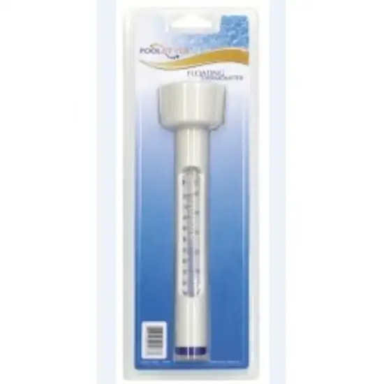 Thermomtre piscine rond blanc flottant