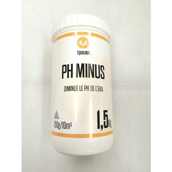 pH Minus en poudre 1,5 kg pour piscine – Correcteur de pH