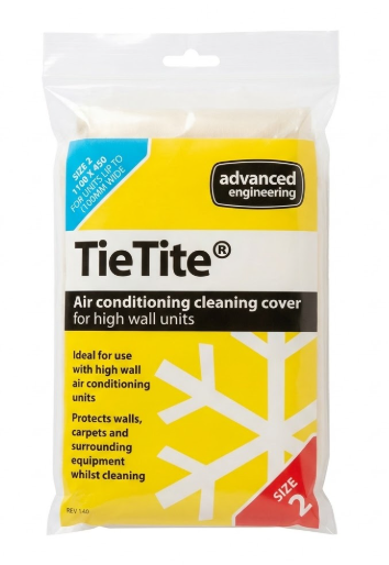 B�che de nettoyage transparente pour climatiseur - Tie Tite�