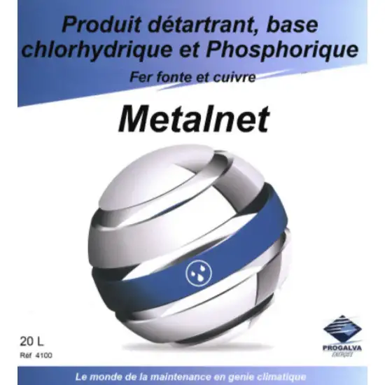 D�tartrant metalnet bidon 5 L - Progalva