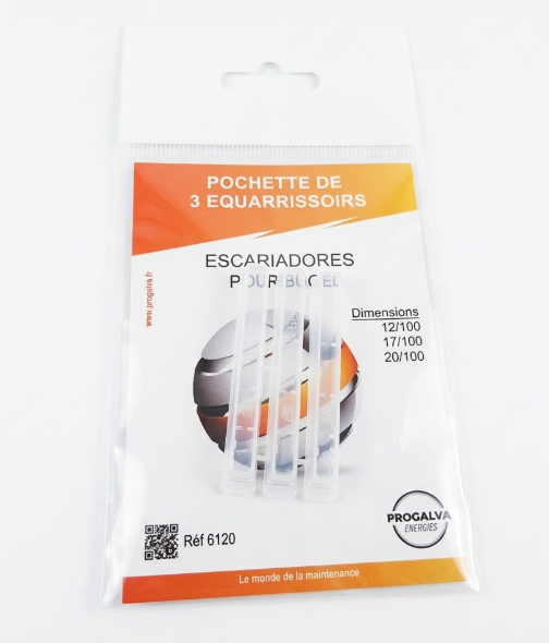 1178 1 pochette de 3 equarrissoirs progalva ref 6120 1790694386