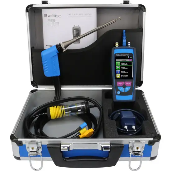 analyseur et contr�leur de combustion chauffage avec imprimante