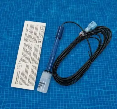 00.043.011 - Sonde pH contact verre L.125 mm avec prise BNC et c�ble double jonction de 5 m
