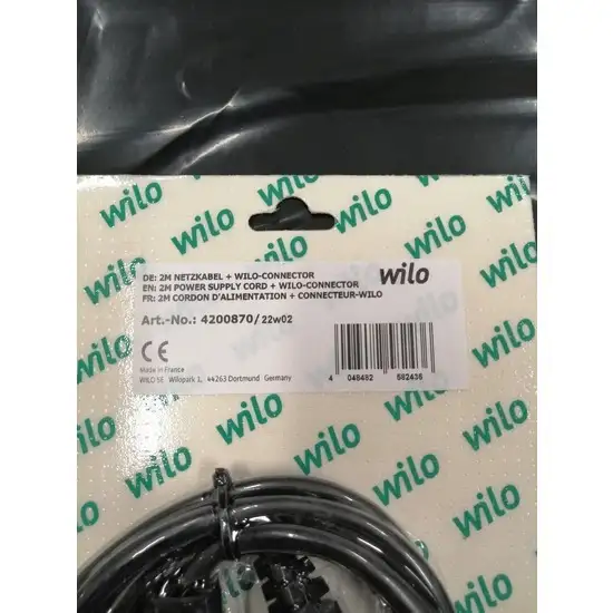 1239 5 connecteur droit avec cordon alimentation pour wilo yonos pico 1734015622