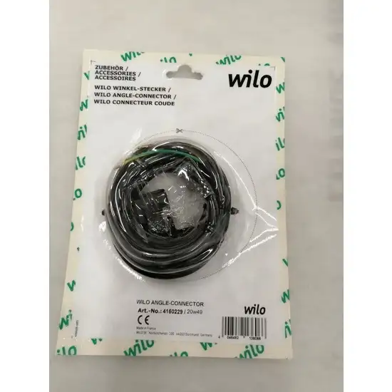1242 4 connecteur wilo coude avec cable d alimentation 1734015623