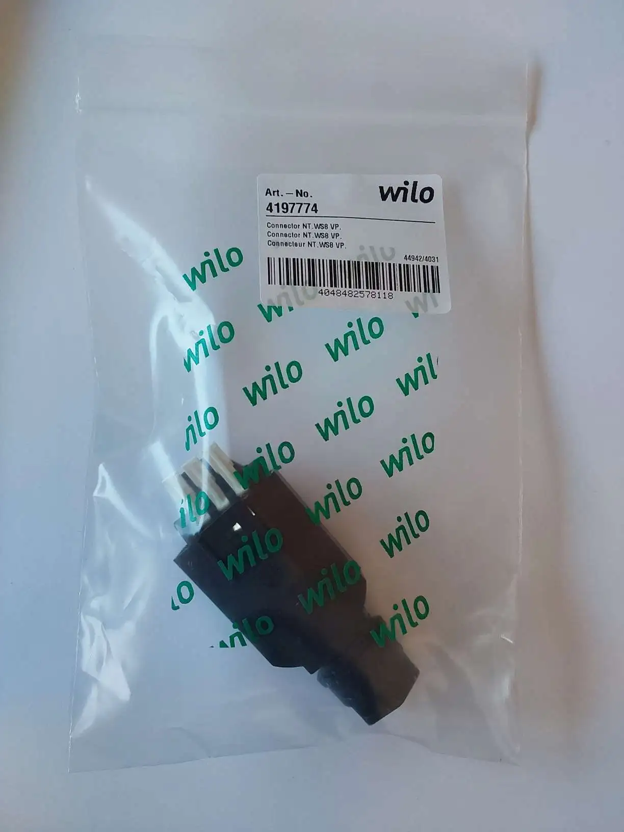 connecteur droit wilo yonos Pico