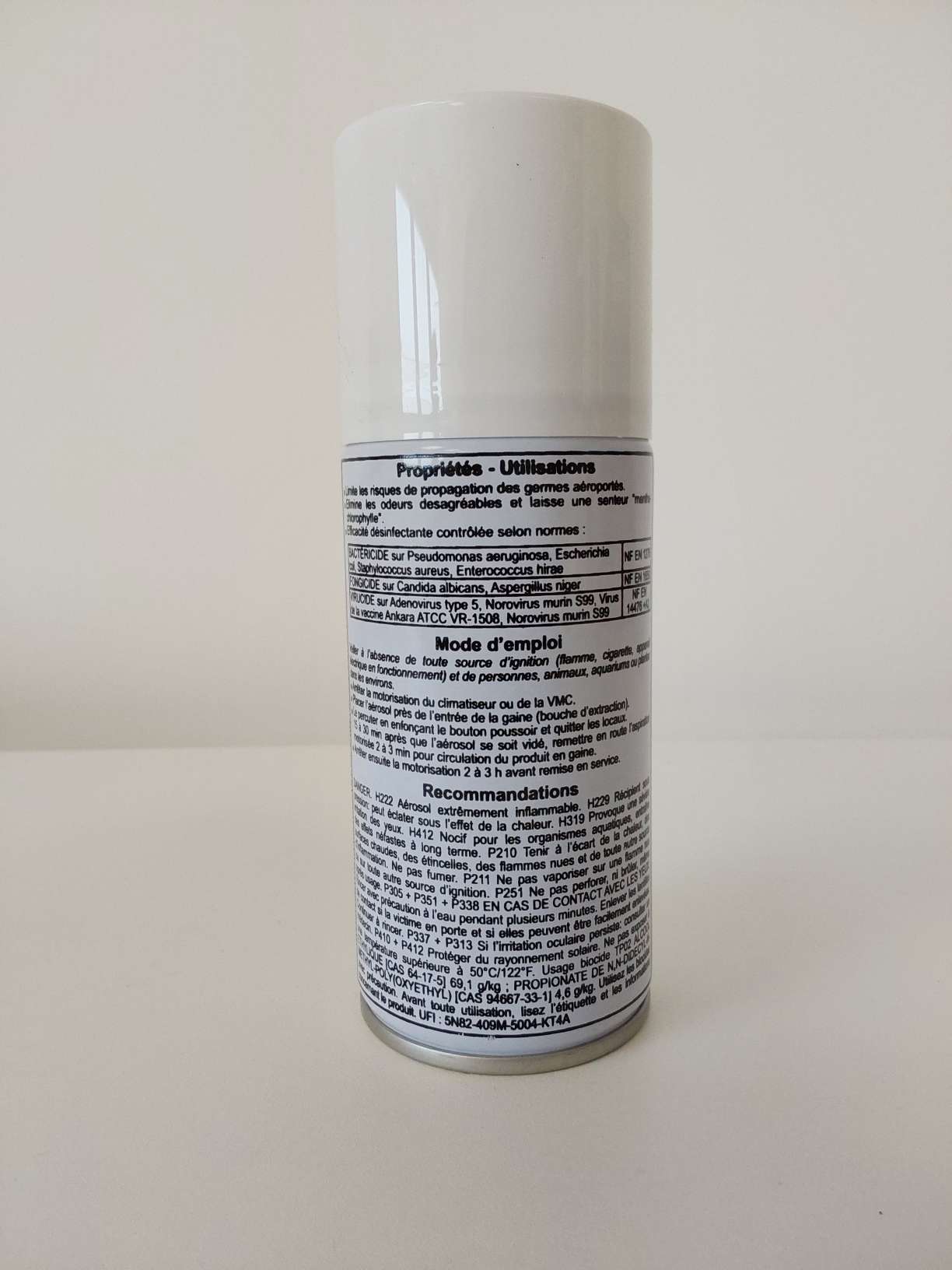 1456 7 nettoyant et desinfectant gainable de climatisation vmc 150 ml 75 m3 1749648630