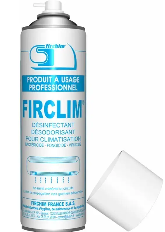 Nettoyant désinfectant bactéricide des systèmes de climatisation & Ventilation