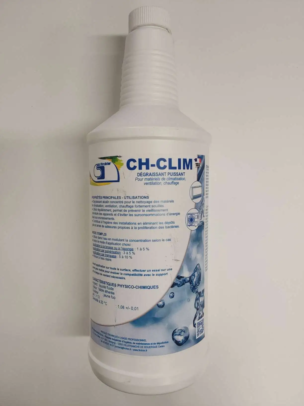 Nettoyant dgraissant puissant spcial climatisation /ventilation /chauffage