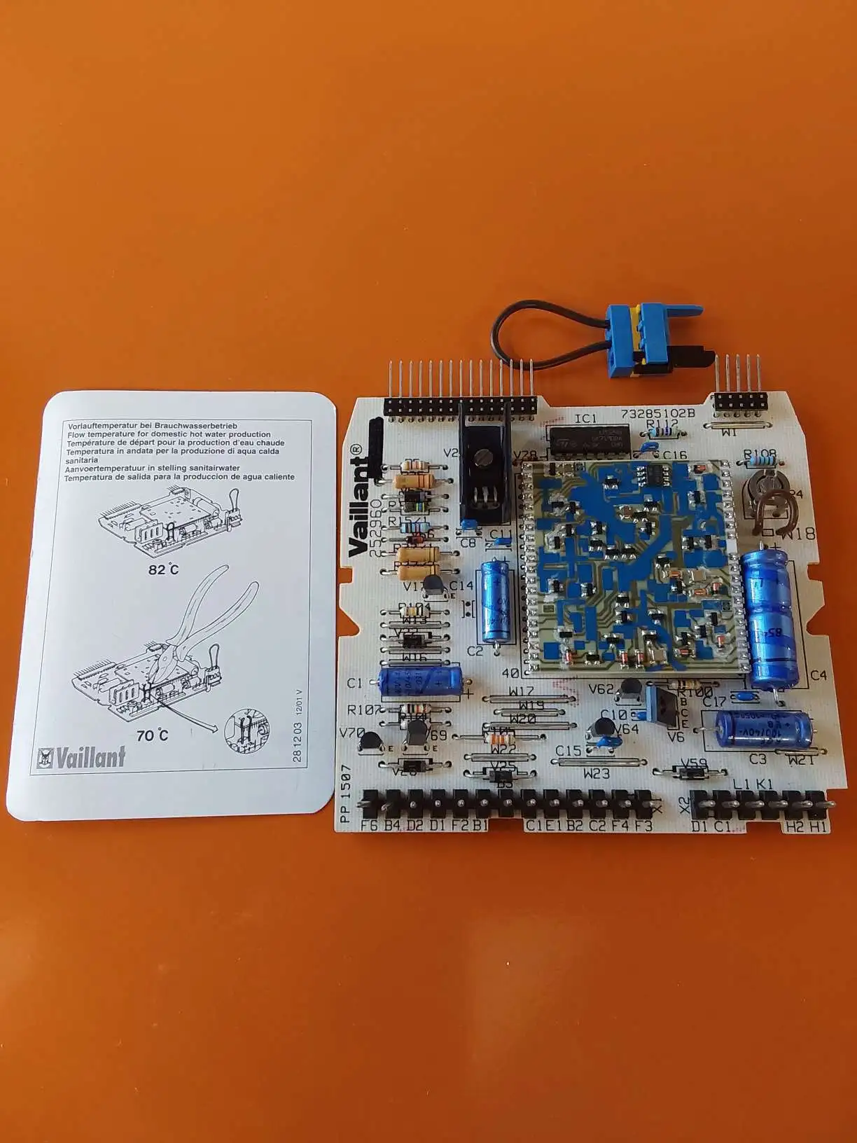 Carte circuit imprim de contrleur lectronique Vaillant 25-2957 C53