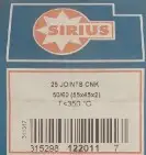 1540 4 joints etancheite cnk bleu 50 60 sirius par 10 55x45x2 1769088199