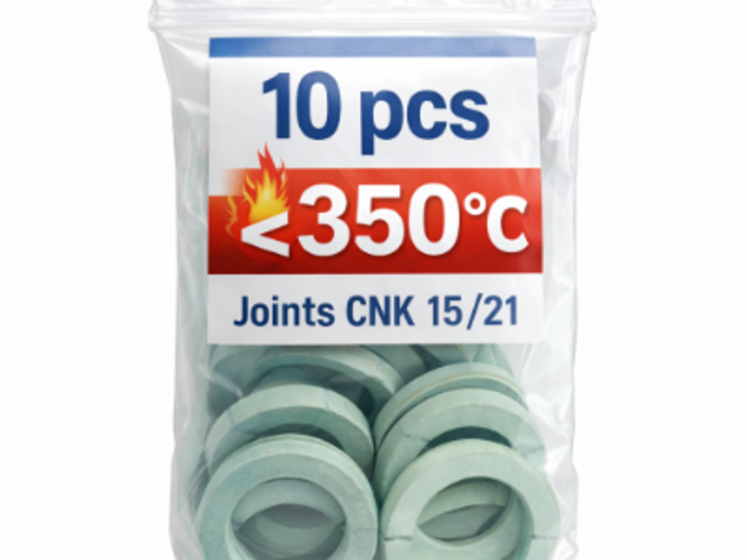 Lot de 10 Joints fibres aramide CNK bleu 1/2