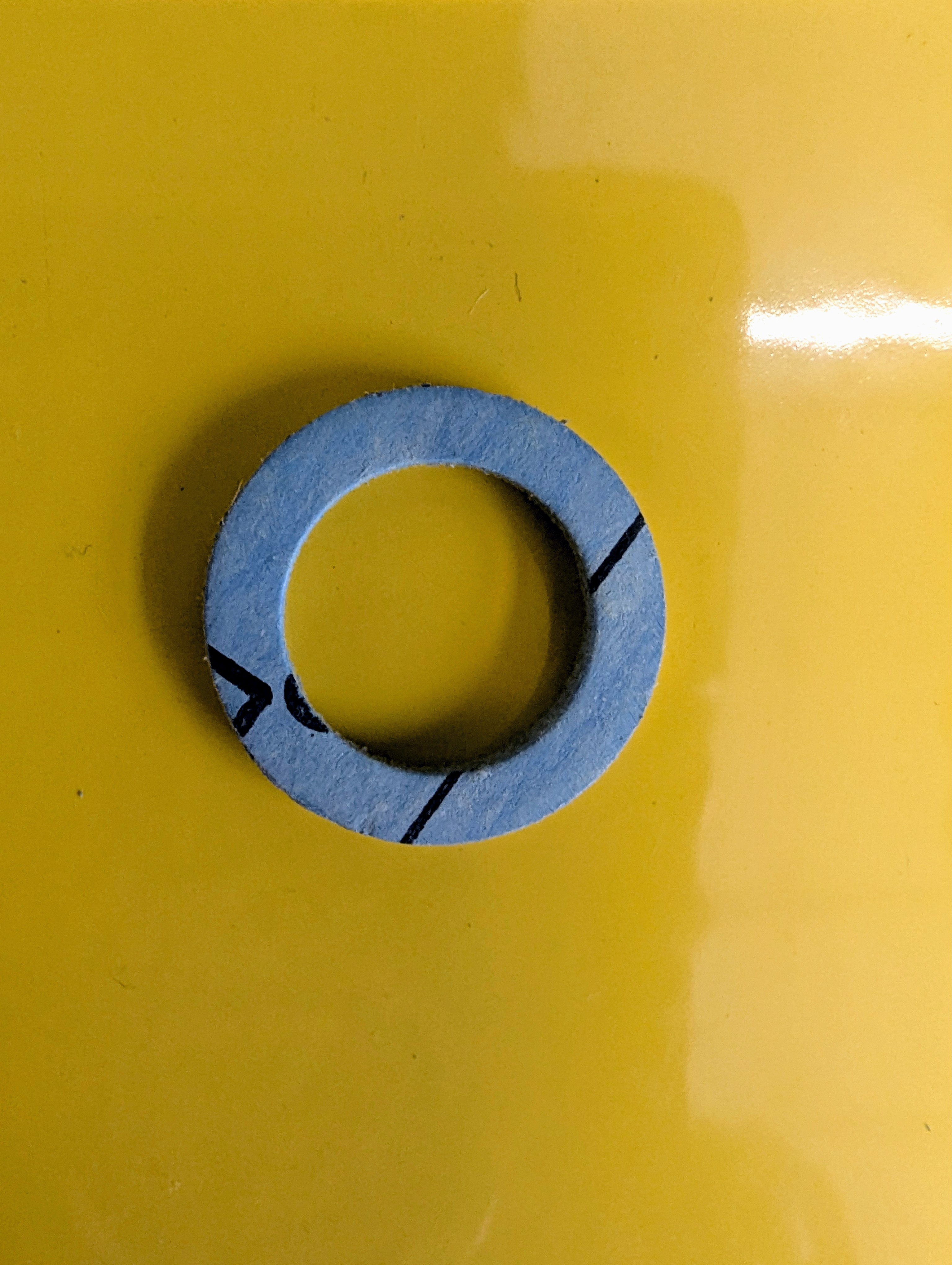 Lot de 10 Joints fibres aramide CNK bleu 1/2