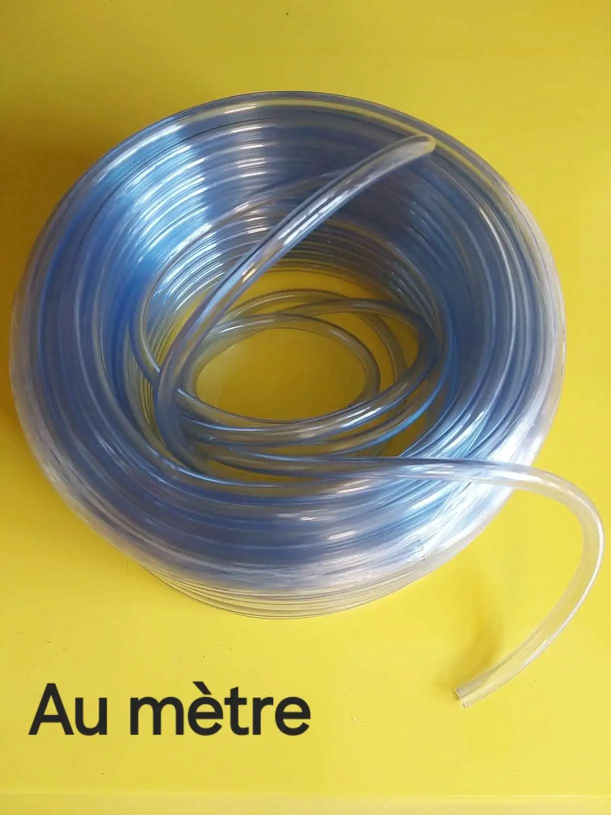 Tuyau cristal d'vacuation condensats  D 9 mm au mtre