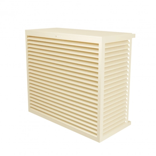 1587 1 cache aluminium ivoire clair pour groupe exterieur climatiseur 1759758124
