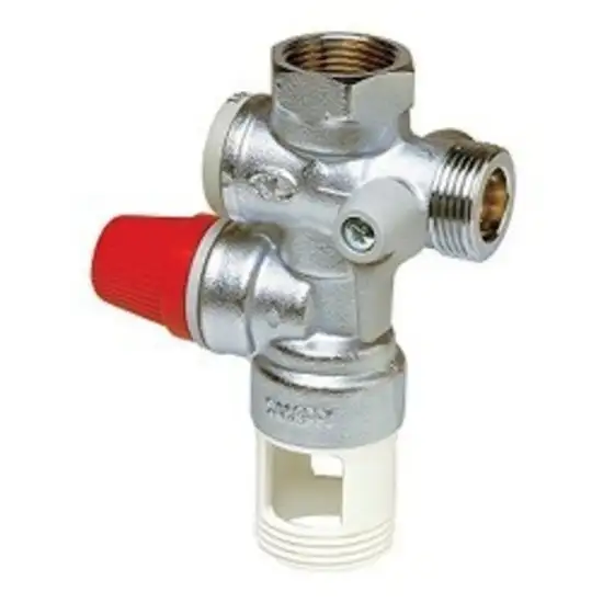 Groupe de s�curit� vertical 7 bar 3/4 NF Chrom� - Protection chauffe-eau