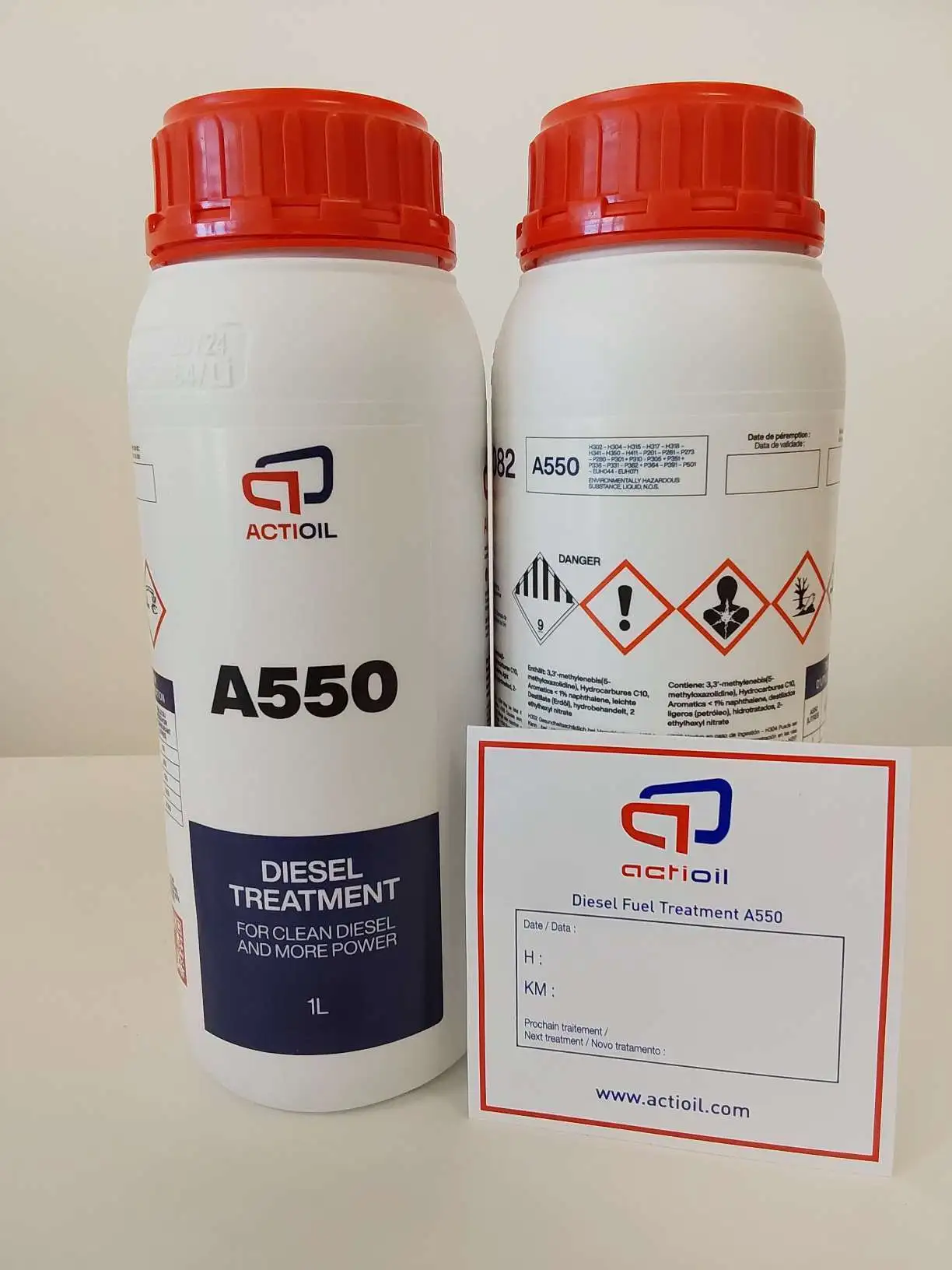 Nettoyant chimique A550 de vos stockages bidon 1L