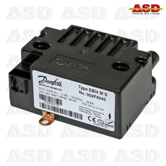 307 3 transformateur d allumage bruleur ebi4 ms 052f4045 danfoss 1734015740