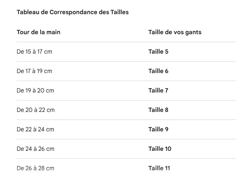 Gant de travail et manutention - Taille 9 (L)
