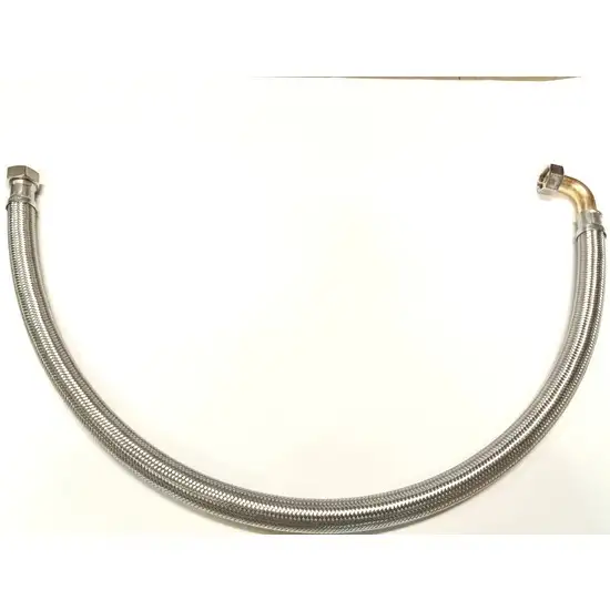 Flexible Tress� inox 3/4 coud� F x F droit 1 m�tre
