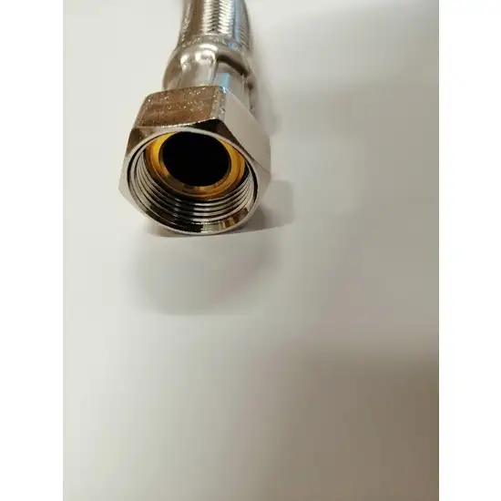 Flexible Tress� inox 3/4 coud� F x F droit 1 m�tre