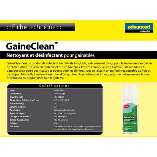 453 6 nettoyant gaineclean 150ml 1734015761