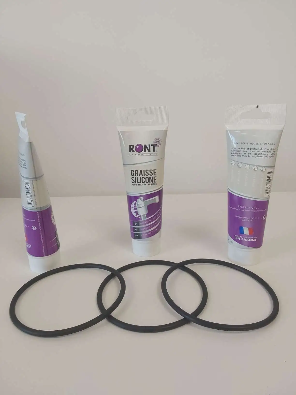 638 3 graisse silicone ront en tube de 100g %96 lubrification et etancheite 1776948528