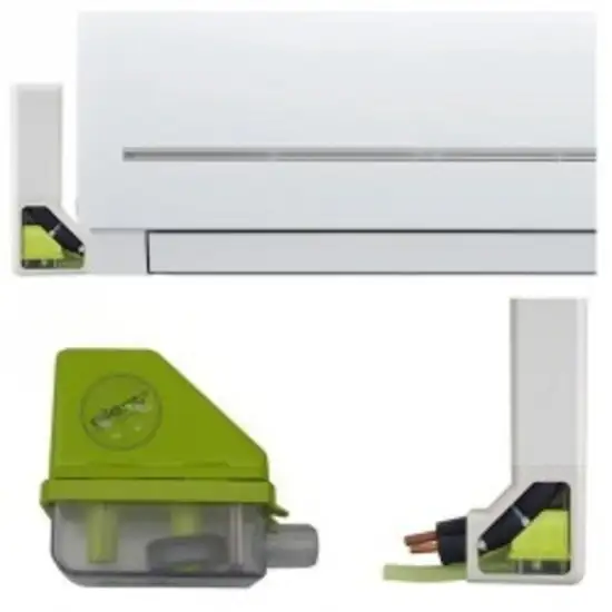  pompe Mini verte silence+ Slimline avec goulotte blanche