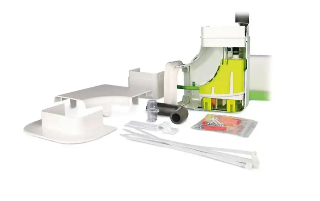 780 7 pompe mini verte silence et slimline avec goulotte blanche 1786111127