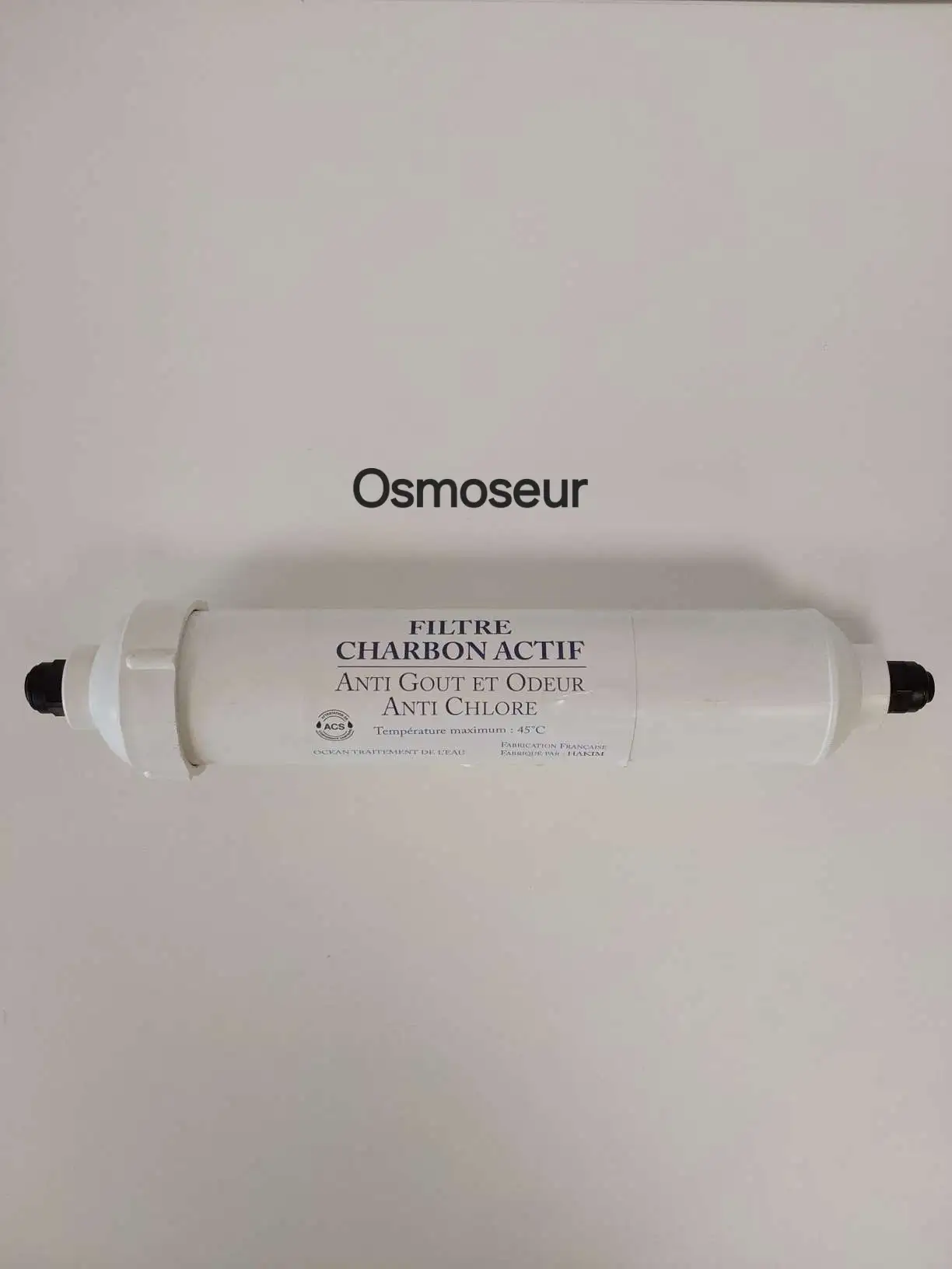 Cartouche Post filtre charbon actif blanc taraud�