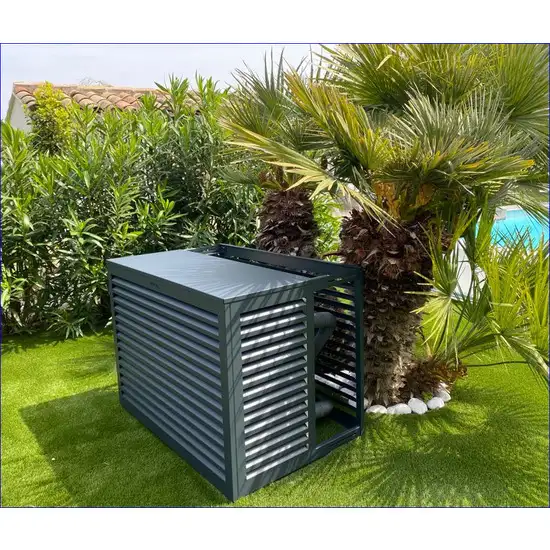 892 3 cache climatiseur en aluminium blanc pour groupe exterieur taille s 1734015800