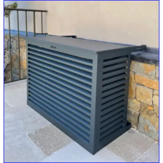 892 4 cache climatiseur en aluminium blanc pour groupe exterieur taille s 1734015800