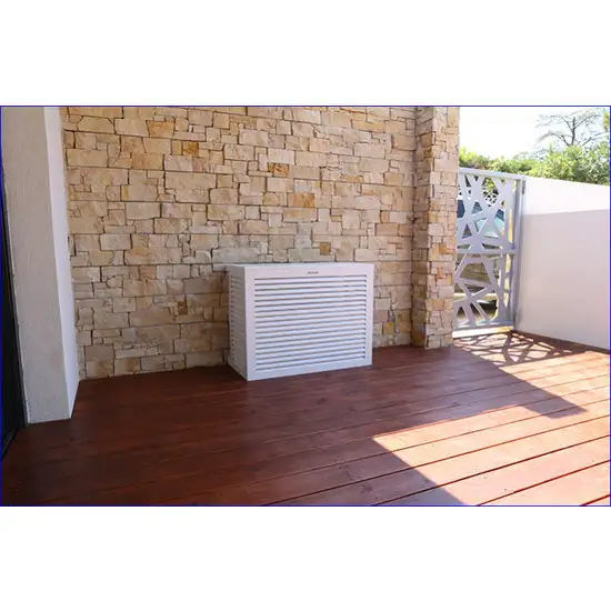 892 5 cache climatiseur en aluminium blanc pour groupe exterieur taille s 1734015800