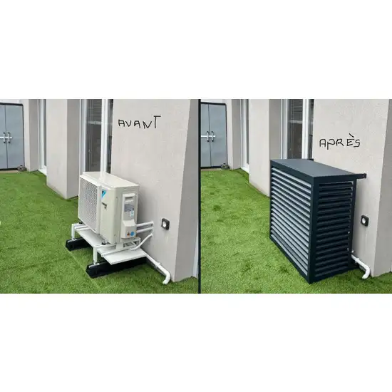 892 7 cache climatiseur en aluminium blanc pour groupe exterieur taille s 1729506782